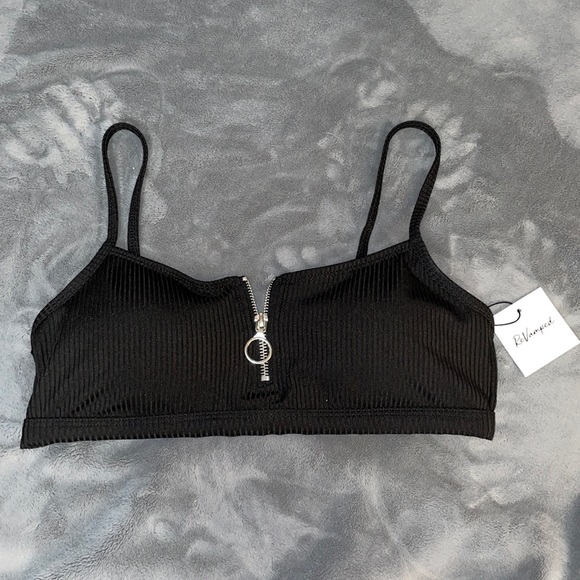 💜2 For $25💜 NWT Revamped Zip Up Bikini Top